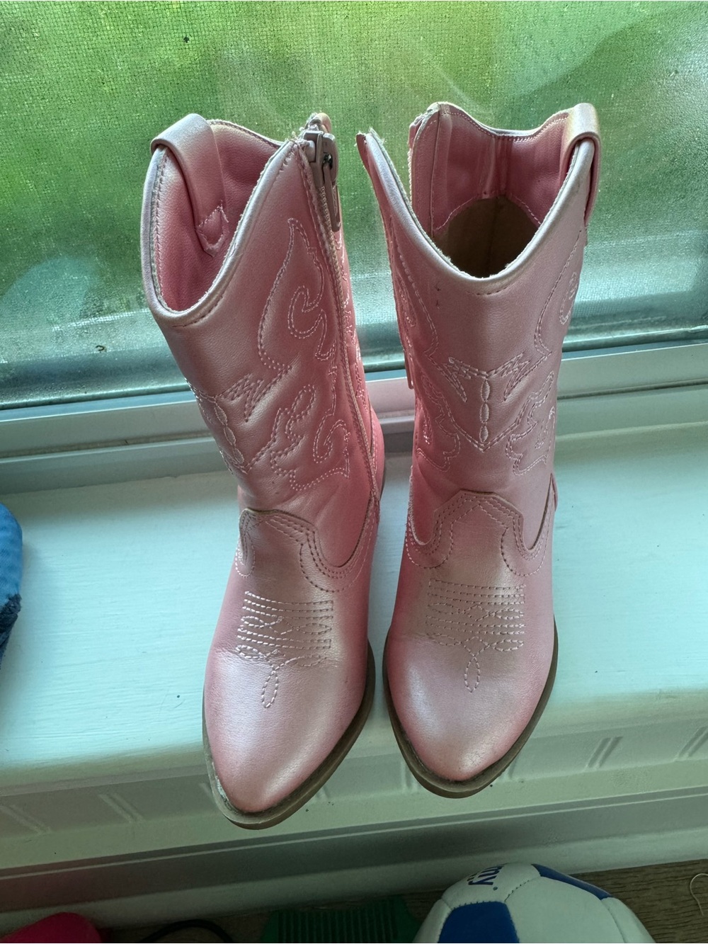 Tucker + Tate Pink toddler Girls Western Boots - size 9